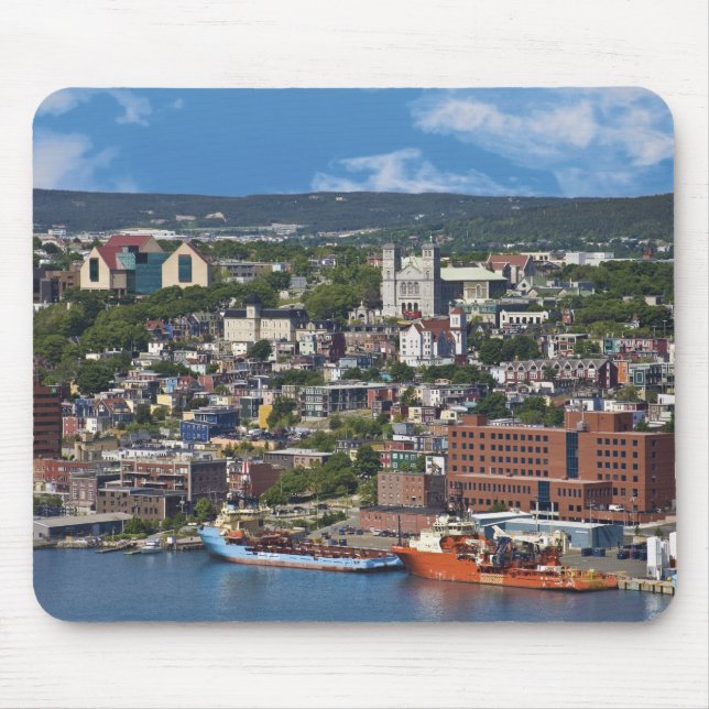 Mousepad Ruas. John's, Newfoundland, Canada, a costa (Frente)
