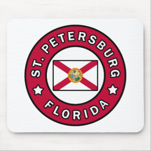 Mousepad Ruas. Petersburg Flórida