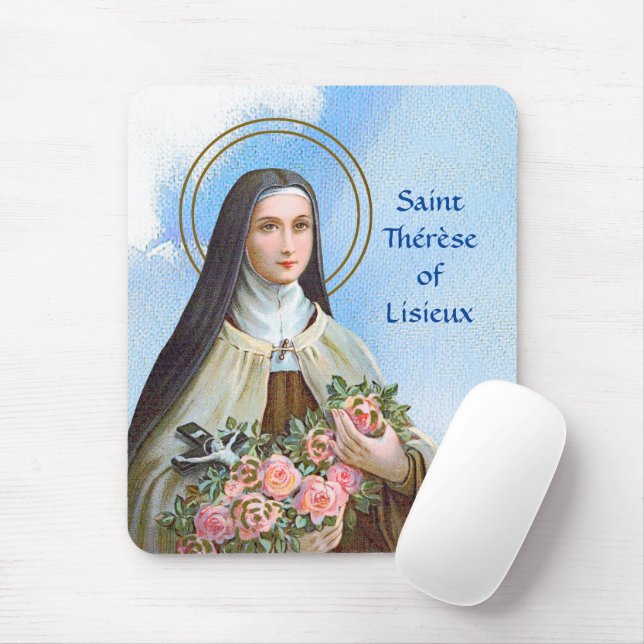 Mousepad Ruas. Terese de Lisieux, a Pequena Flor (BJE 01) (Com mouse)