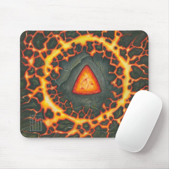 Mousepad Ruby Core Gemstone (Com mouse)
