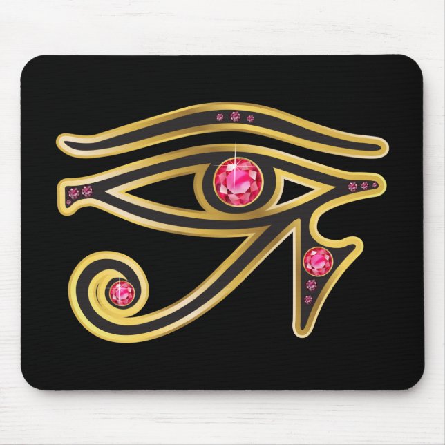 Mousepad Ruby Eye de Ra em Dourado (Frente)