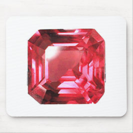 Mousepad Ruby Gemstone Rosa
