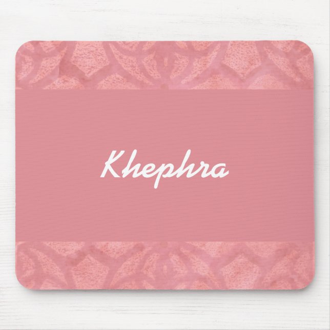 Mousepad Ruddy Pink Batik Name (Frente)