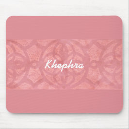 Mousepad Ruddy Pink Batik Name Monogrammed