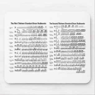 Mousepad Rudiments do cilindro