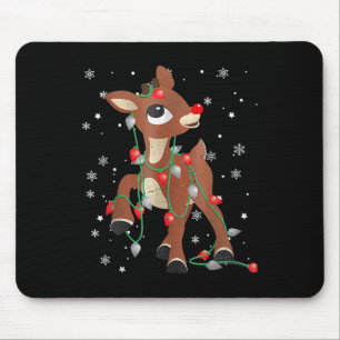 Mousepad Rudolph O Nariz Vermelho Rena Para Crianças E Nata
