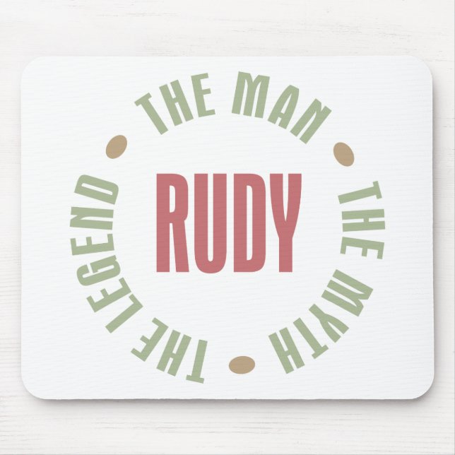 Mousepad Rudy o homem o mito a legenda (Frente)