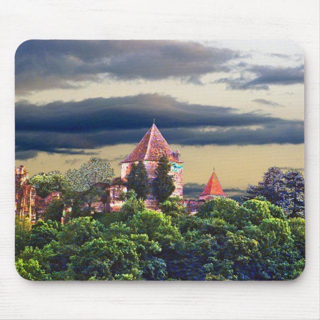 Mousepad Ruínas de um castelo medieval (Frente)