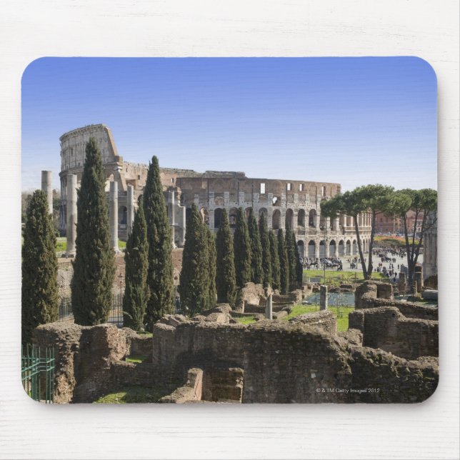 Mousepad Ruínas do Coliseu Romano de Il Palatino, (Frente)