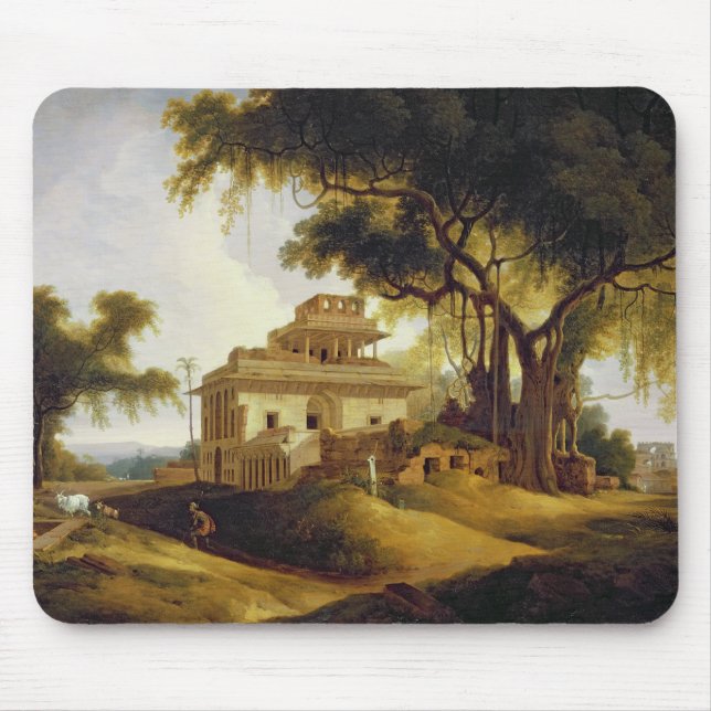 Mousepad Ruínas do Naurattan, Sasaram, Bihar, 1811 (óleo (Frente)