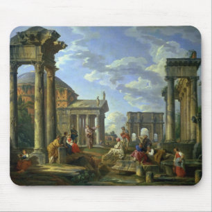 Mousepad Ruínas romanas com um profeta, 1751