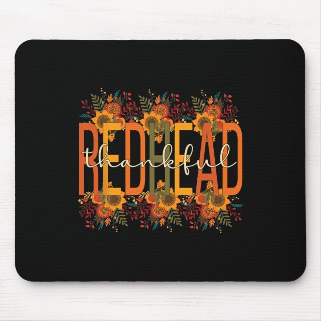 Mousepad Ruiva, graças à Mulher de Cabelo Vermelho (Frente)