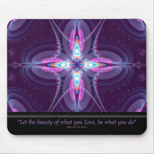 Mousepad Rumi Wisdom :Mousepad de Arte Fractal