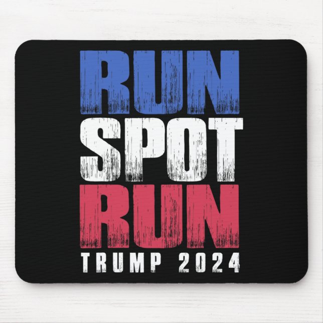 Mousepad Run Spot Run Run Debyte Quote Funny Political  (Frente)