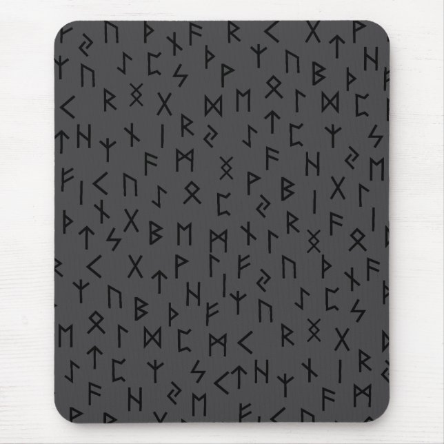 Mousepad Runas Futhark antigo (Frente)