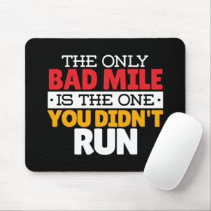 Mousepad Runner - Engraçado Mile Executando Cotação