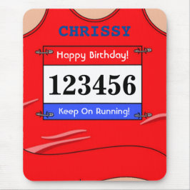 Mousepad Runner Red Vest Mouse Mat