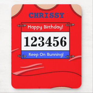 Mousepad Runner Red Vest Mouse Mat