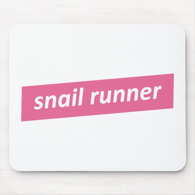 Mousepad Runner Snail, Runners Lentos (Frente)
