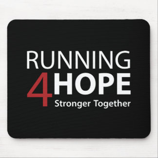 Mousepad Running4Hope Black