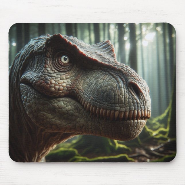Mousepad Rurgindo pelo tempo: T-Rex na Floresta (Frente)