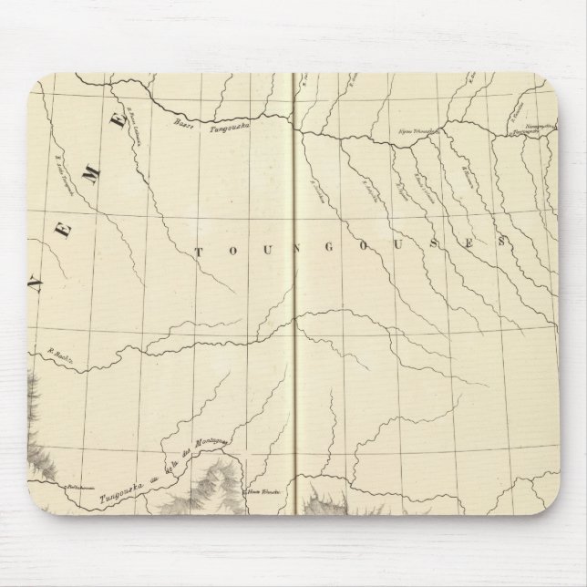 Mousepad Rússia Asiática, Ásia 14 (Frente)