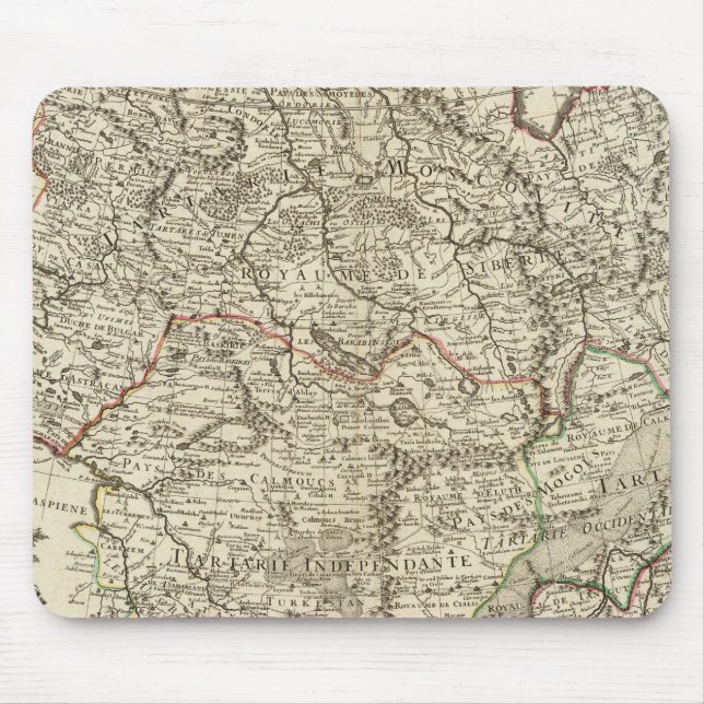 Mousepad Rússia, China, Ásia (Frente)