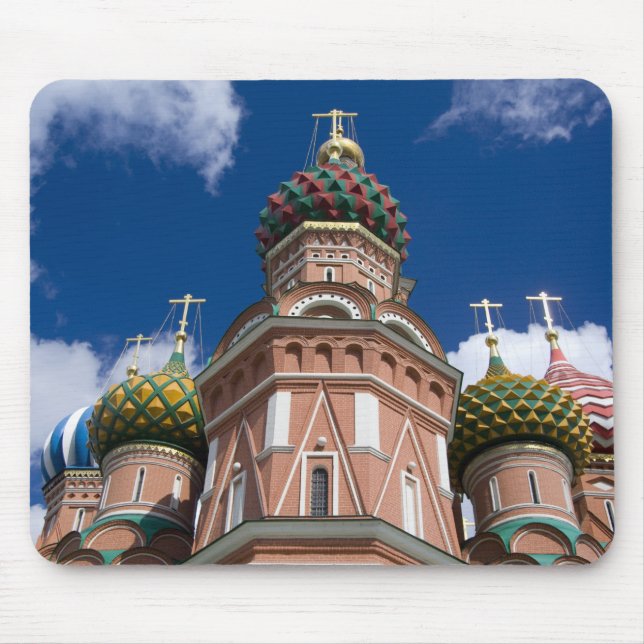 Mousepad Rússia, Moscou, Praça Vermelha. Basílica de São Ba (Frente)