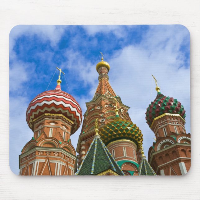 Mousepad Rússia, Moscou, Praça Vermelha, Ruas. (Frente)