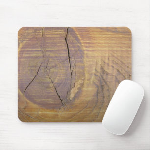 Mousepad Rustic Cedar Wood Plank Knot Fotografia