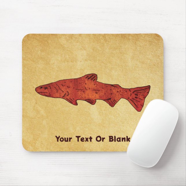 Mousepad Rustic Trout (Com mouse)