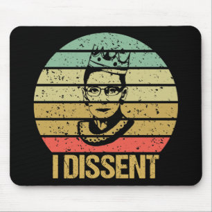 Mousepad Ruth Bader Ginsburg, Girl Power, eu discordo