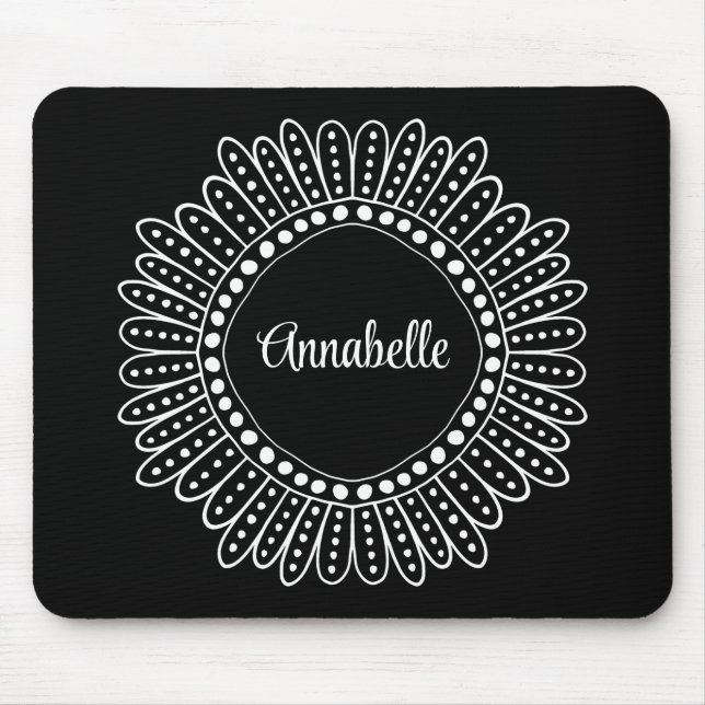 Mousepad Ruth Bader Ginsburg Inspirou Colar Dissidente (Frente)