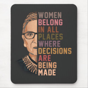 Mousepad Ruth Bader Ginsburg RBG