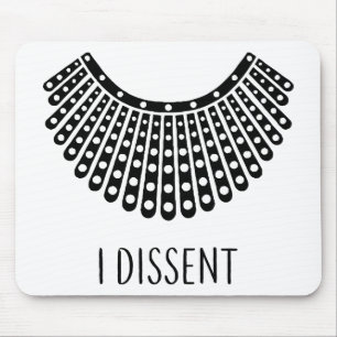 Mousepad Ruth Bader Ginsburg, RBG Dissent Collar