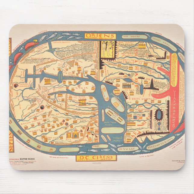 Mousepad S. Beati Liebanensis mappam mundi e exemplar eccl (Frente)