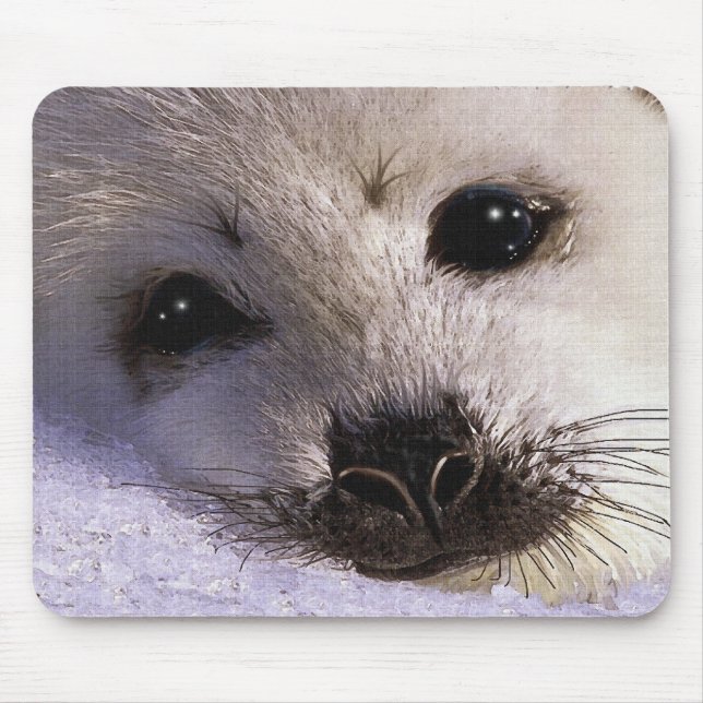Mousepad S.O.S. SALVAR NOSSO HARP SEALS Selvagens Selvagens (Frente)