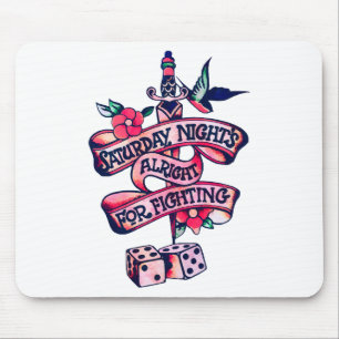 Mousepad Sábado à Noite está bem para lutar