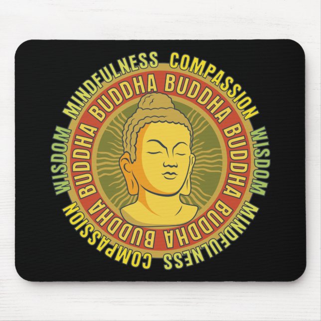 Mousepad Sabedoria de Buddha (Frente)