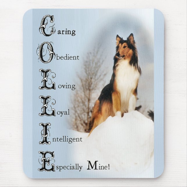 Mousepad Sable Rough Collie Gifts (Frente)