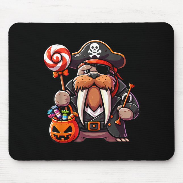 Mousepad Saco de Doces com Adesivo de Olho de Pirata de Mor (Frente)
