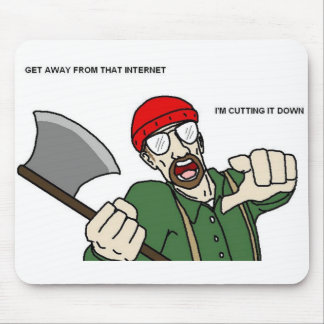 Mousepad sacode-se o mousemat do chandler do lenhador