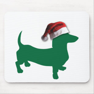 Mousepad Sacos de Natal com chapéus de Natal