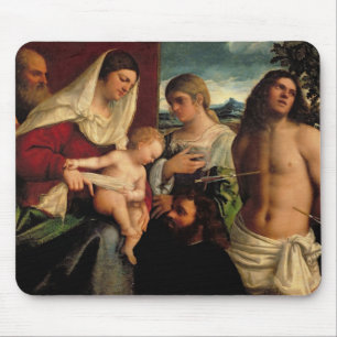 Mousepad Sacros Conversatione com SS. Catherine, Sebastian