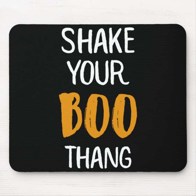 Mousepad Sacuda Seu Fantasma de Halloween Boo Thang (Frente)