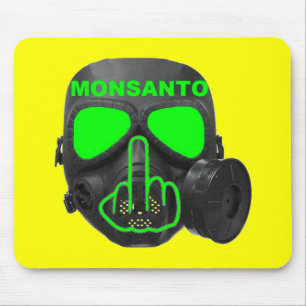 Mousepad Sacudir de Máscara de Gás Monsanto