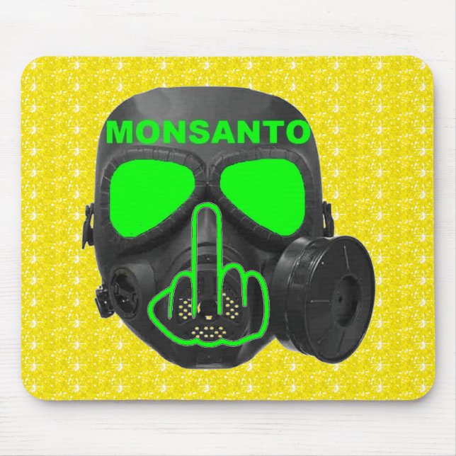 Mousepad Sacudir de Máscara de Gás Monsanto (Frente)