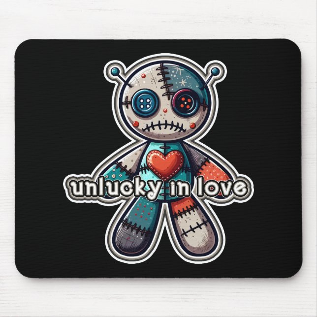 Mousepad Sad VOODOO Boneco SORTE APAIXONADO (Frente)