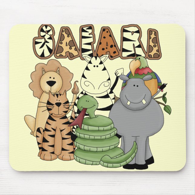 Mousepad Safari animal (Frente)