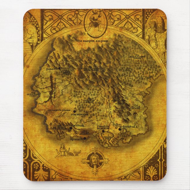 Mousepad Saga do tapete do rato de Lucimia (Frente)